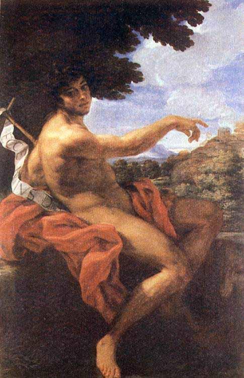 Giovanni Battista Gaulli Called Baccicio St John the Baptist Sweden oil painting art
